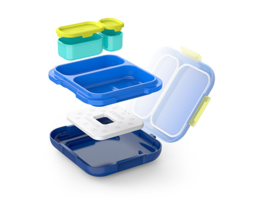 Ланчбокс Neat Bento, большой, голубой
