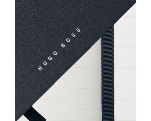 Блокнот Stripe Soft Mini, в линейку, темно-синий