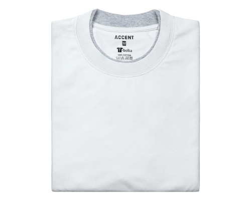 Футболка T-bolka Accent, белая