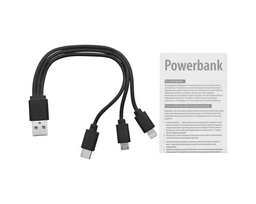 Внешний аккумулятор stickBank 3000 мАч, серебристый