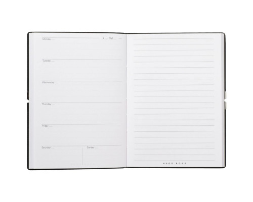 Еженедельник Storyline Agenda Mini, недатированный, черный