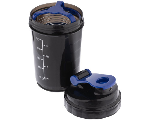 Спортивный шейкер Tonus, черно-синий