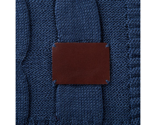 Плед Stille, синий меланж