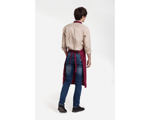 Фартук «Мой борщ», бордовый