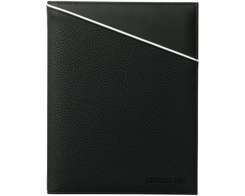 Набор Spring: папка с блокнотом А5 и ручка, черный