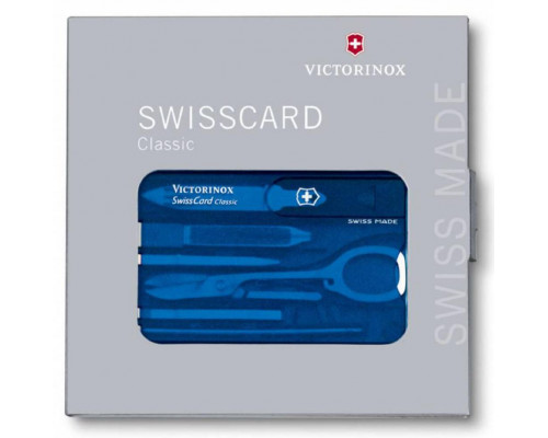 Набор инструментов SwissCard, синий