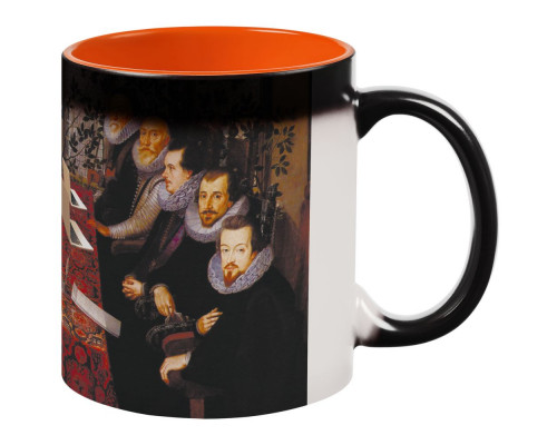 Кружка-хамелеон «Новая классика. Dream Team», матовая, оранжево-черная