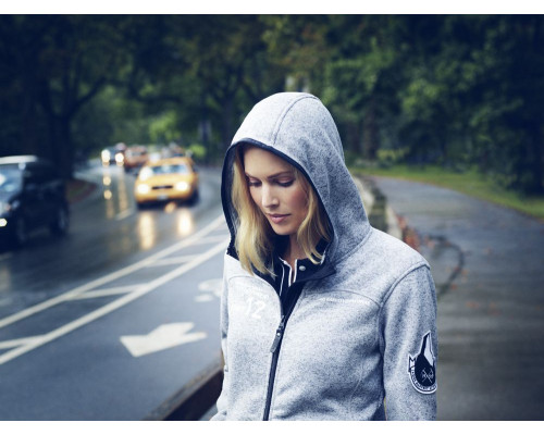 Куртка флисовая женская Santa Ana, серый меланж