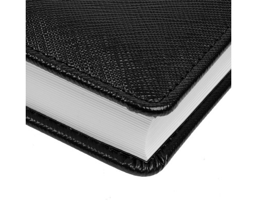 Ежедневник Linen, недатированный, черный