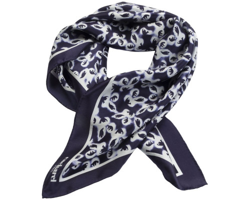Платок Hirondelle Silk, темно-синий