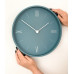 Часы настенные Goody, серо-голубые
