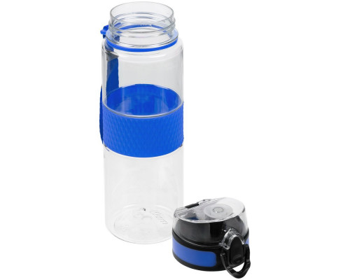 Бутылка для воды Fata Morgana, прозрачная с синим