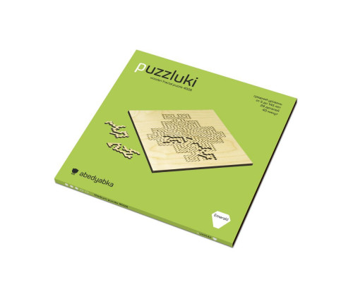 Фрактальный пазл Puzzliki Emerald Medium, 28 деталей