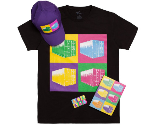 Бейсболка LogicArt, фиолетовая