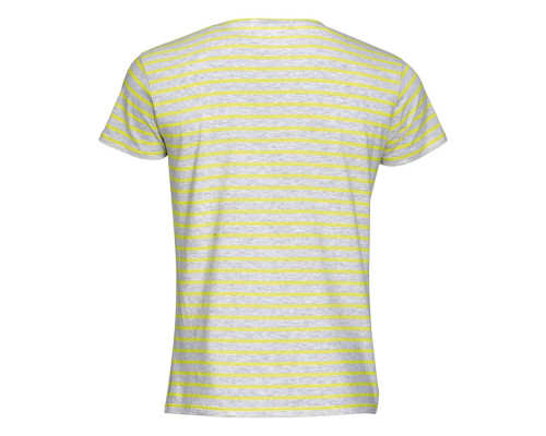 Футболка Miles Men серая с желтым