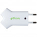 Сетевое зарядное устройство Uniscend Double USB, белое