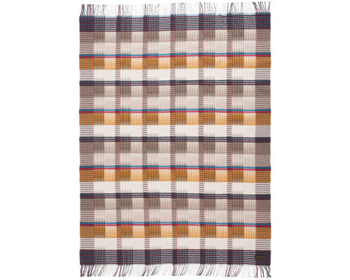 Плед Rossi Paint, молочно-коричневый