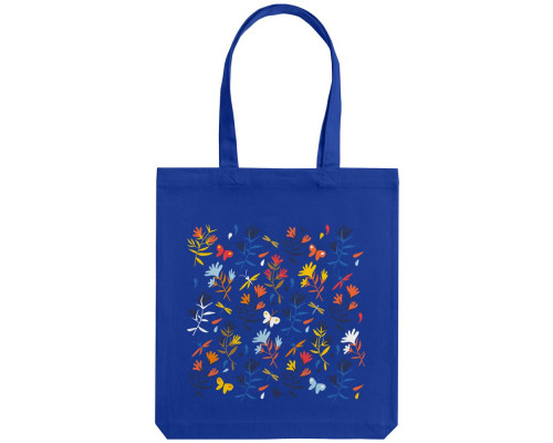 Холщовая сумка Indian Summer, ярко-синяя