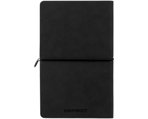 Ежедневник Nubuk, недатированный, черный