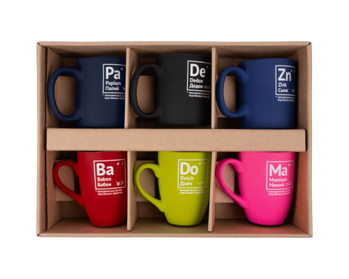 Набор кружек «Родственные элементы»