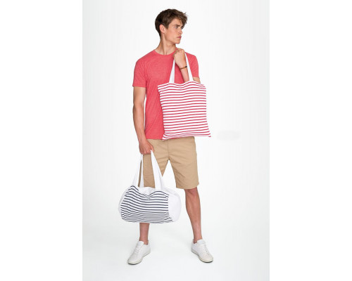 Сумка Luna, белая с темно-синим