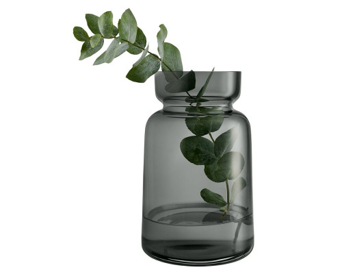 Ваза Silhouette, темно-серая, малая