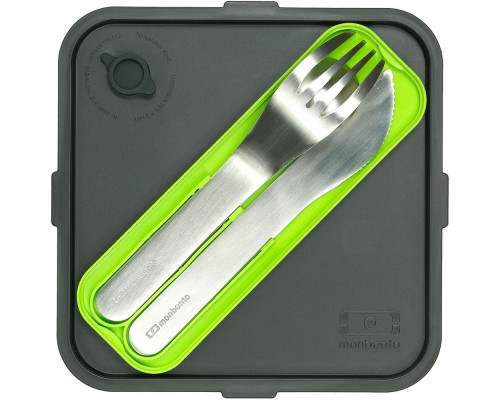 Набор столовых приборов MB Pocket, синий (деним)