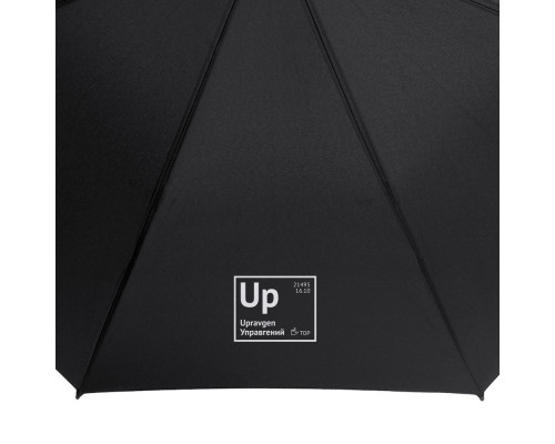 Зонт-трость «Разделение труда. Управгений», черный