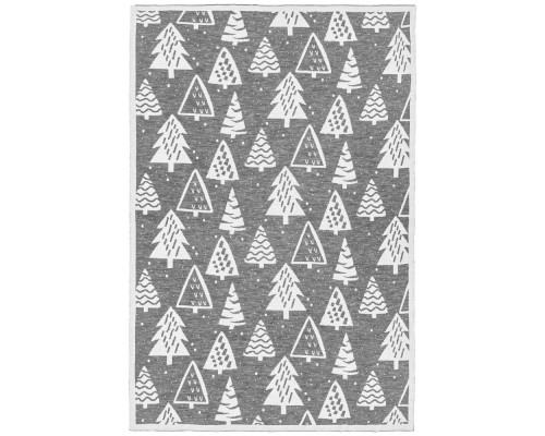 Набор с пледом и бокалами «Снежность», ваниль