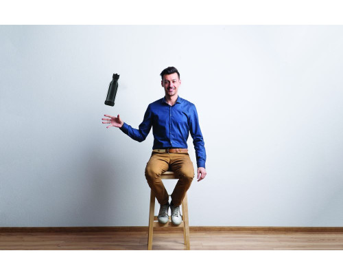 Термобутылка Inner Peace, черная