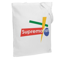 Холщовая сумка Suprematism, молочно-белая