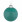 Елочный шар Queen, 10 см, зеленый
